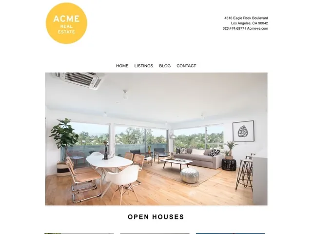 Marketing email for real estate firm