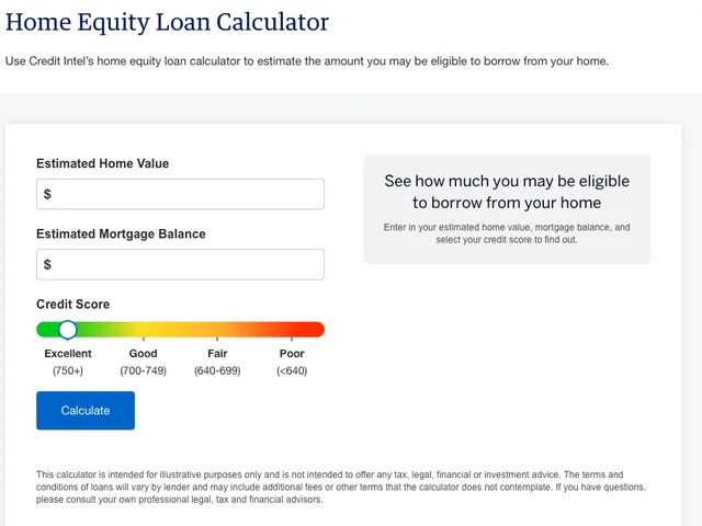 American Express Financial Calculators - Home Loan