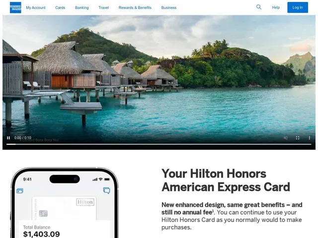 American Express Partnership Landing Page