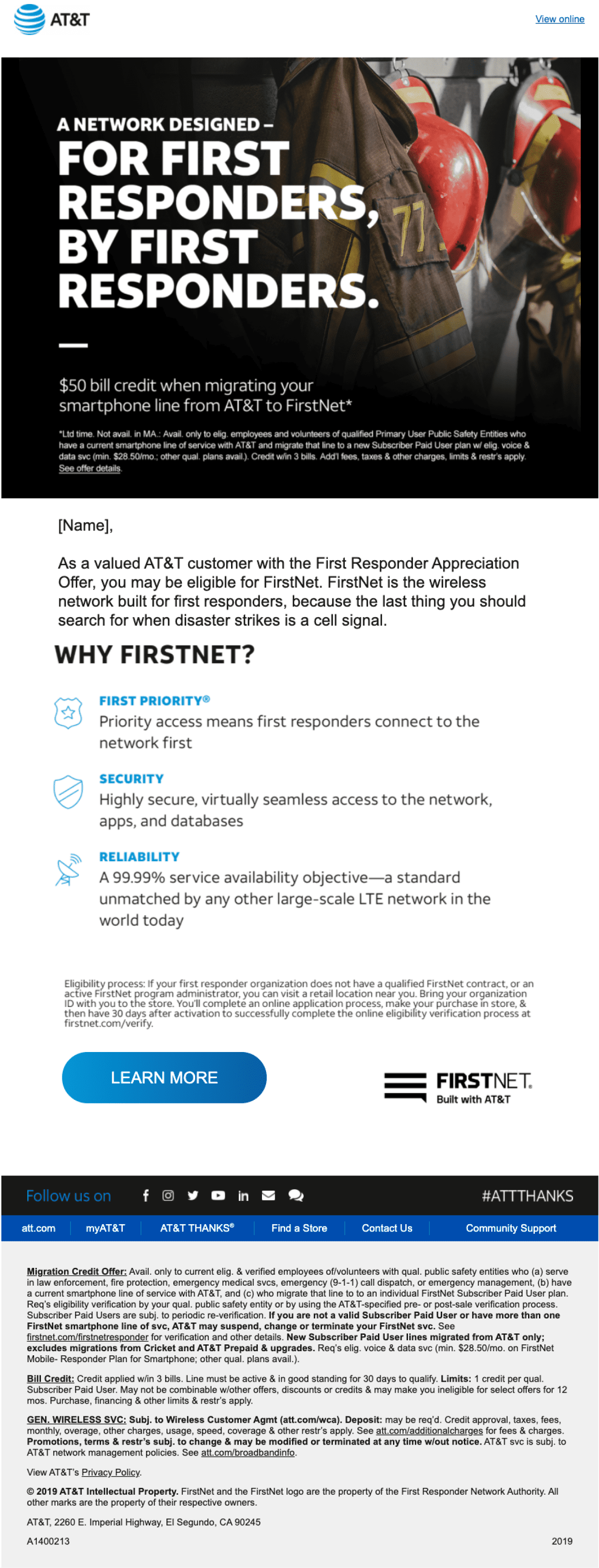 AT&T FirstNet First Responder Email