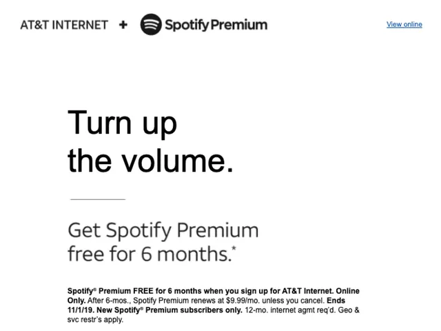 AT&T and Spotify partnership