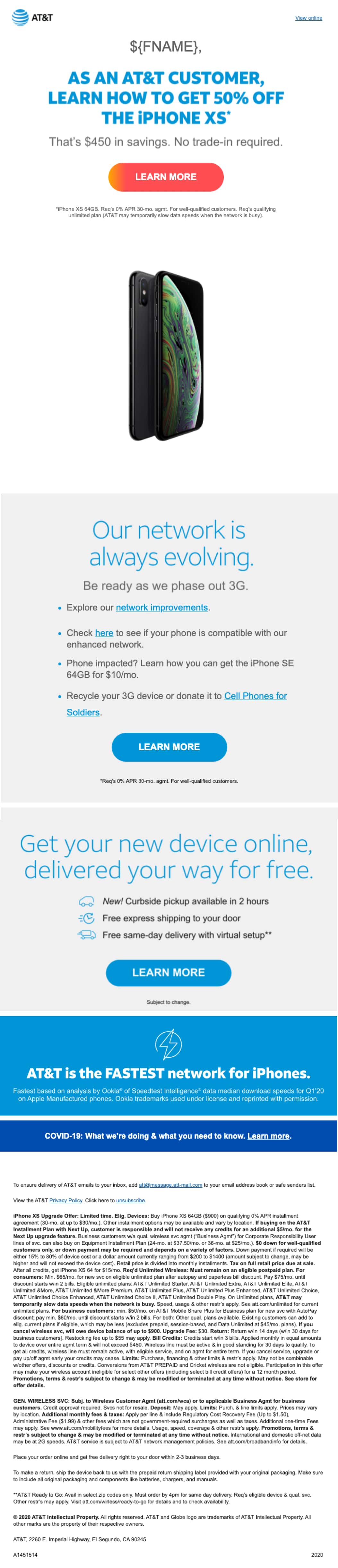 AT&T iPhone Upsell