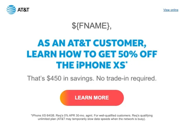 AT&T iPhone Upsell