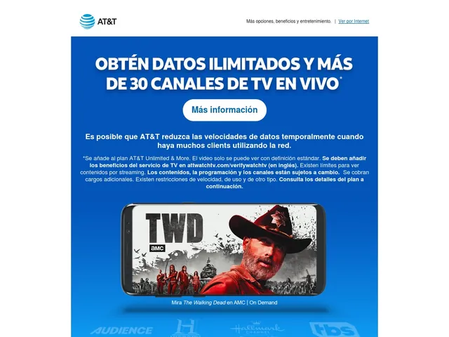 AT&T Unlimited Data & Live TV (Spanish)