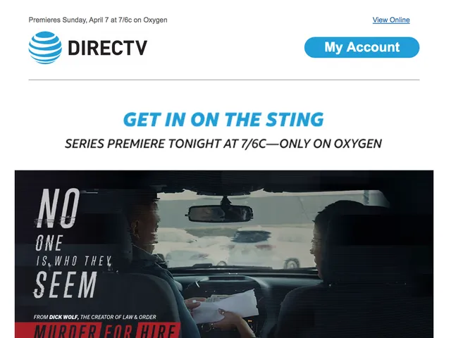 DirecTV Oxygen Murder For Hire Premiere