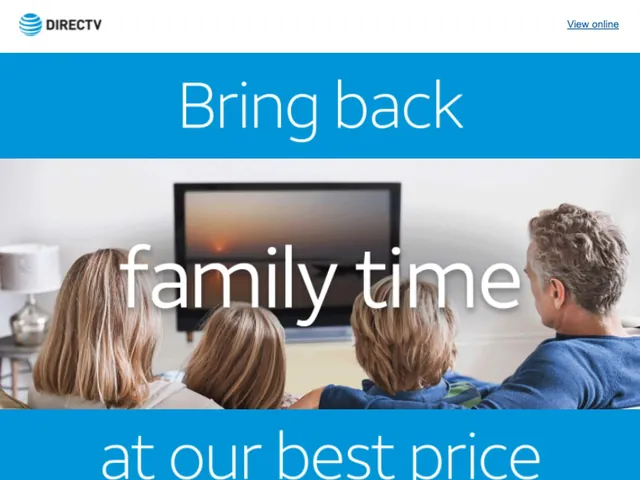 DIRECTV And Visa Reward Email