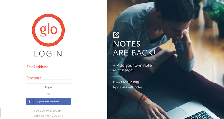 Yogaglo website and application