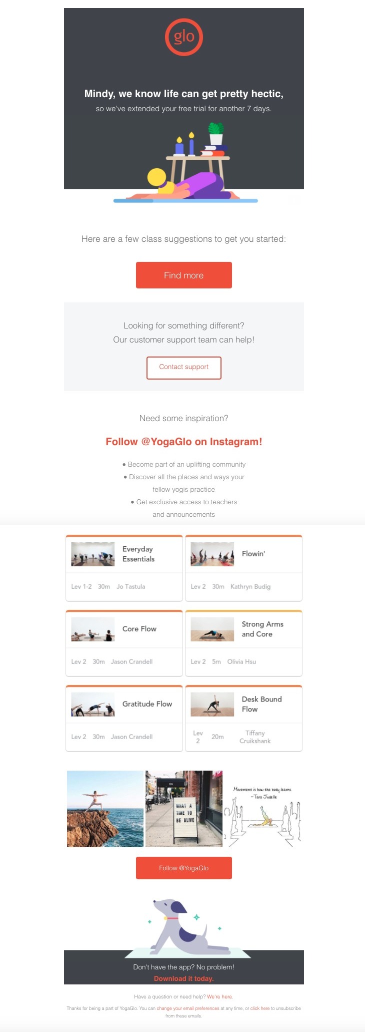 Glo -Trial Extension