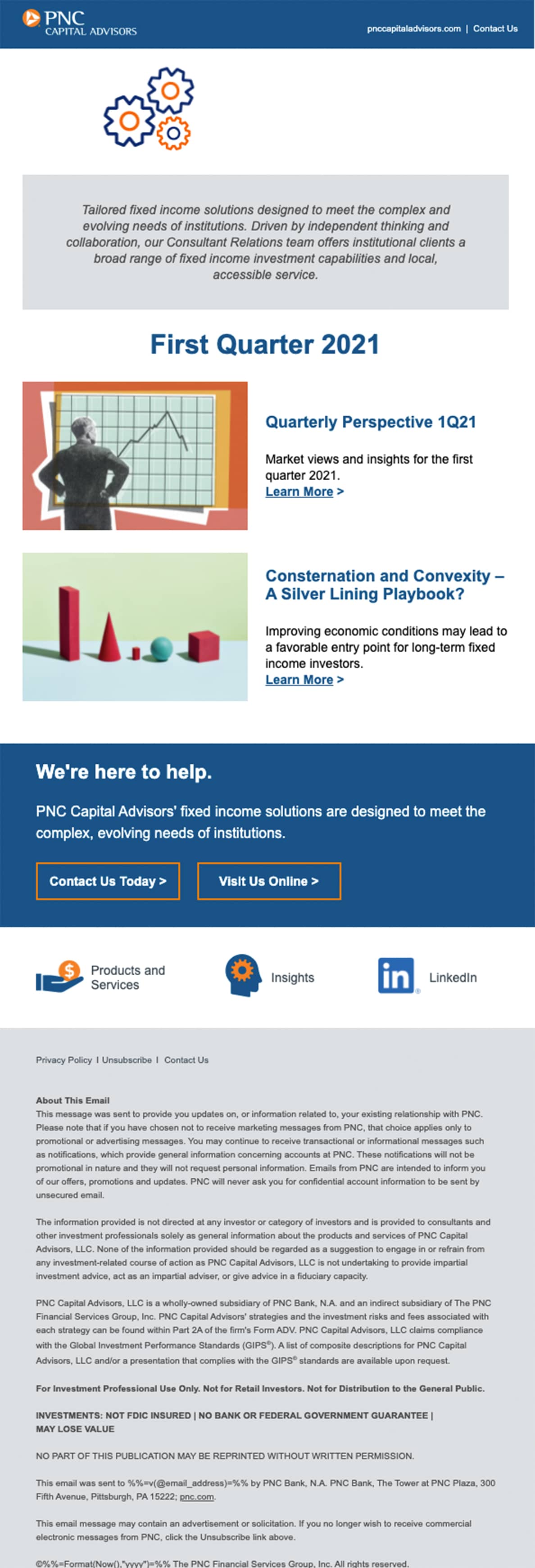 PNC Bank Quarterly Newsletter