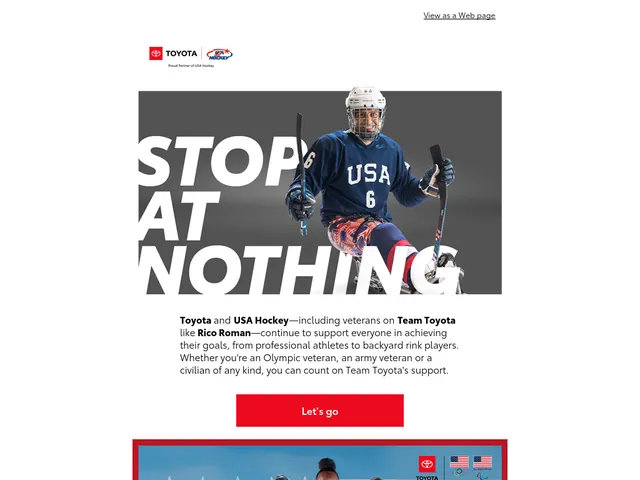 Toyota USA Hockey & Team USA Sponsorship